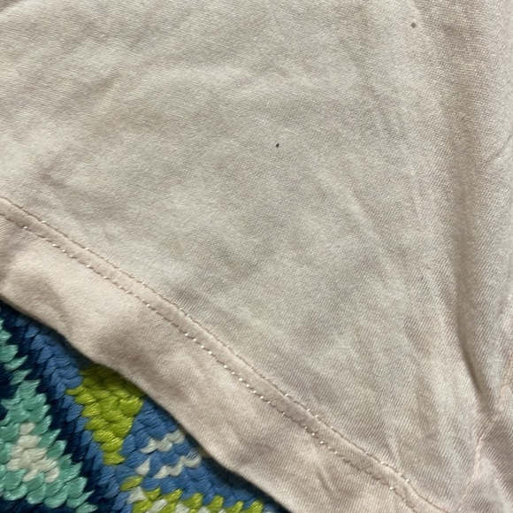 Calvin Klein Blush pink textured graphic tee - Picture 3 of 7